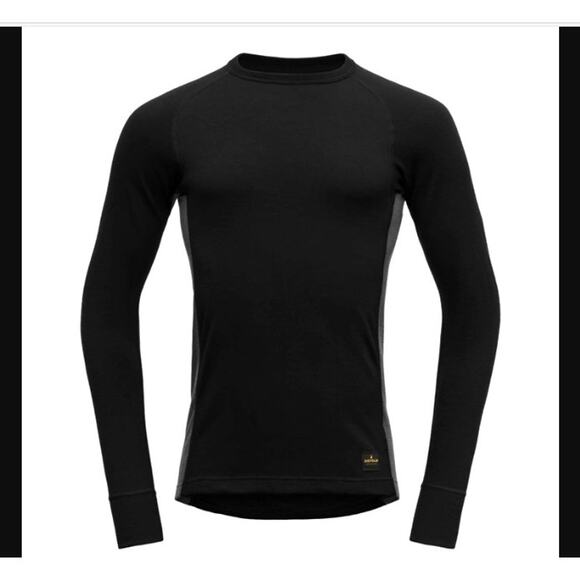 New NWT Devold Black Wool Underwear Base Layer Size Large Fire Resistant - Picture 1 of 10